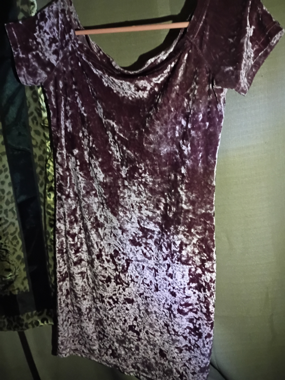 Crushed Velvet Maxi Dress in Pink- Women's Elegant Scoop Neck
